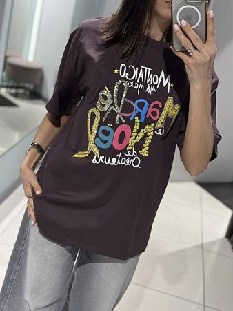 Футболка Comod 8152 brown - делук