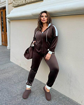 Костюм Спорт Seven Zikina 1341 brown - делук