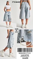 Бриджи Jeans Style 3278-65 l.blue - делук