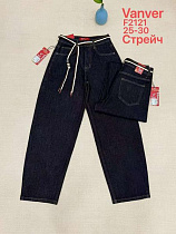 Джинсы Vanver F2121 navy - делук