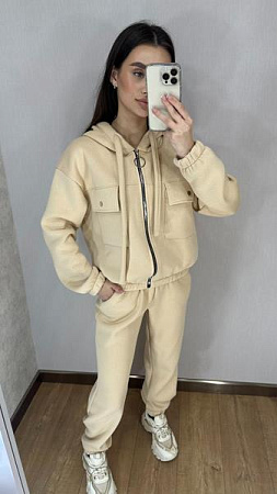 Костюм Спорт Valentina VL91 beige - делук
