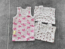 Майка Proschenko PR1248 white бант - делук