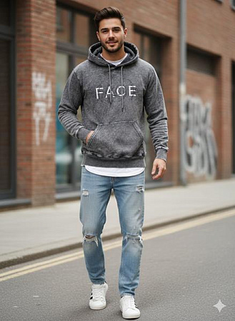 Худи Moranny MR433 d.grey - делук