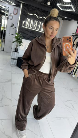 Костюм Спорт Lovekan 1732 brown - делук