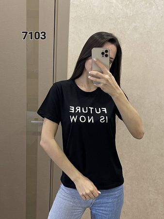 Футболка Fsn 7103 black - делук