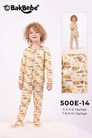 Пижама Meloria 500E-14 beige (7-10) - делук