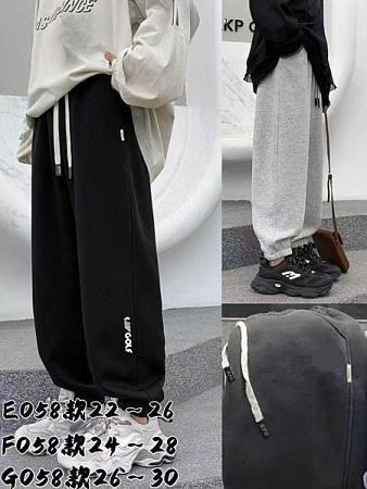 Штаны Спорт Meloria G058 black - делук