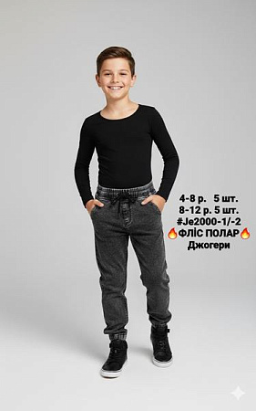 Джоггеры Amz 200-1 d.grey - делук