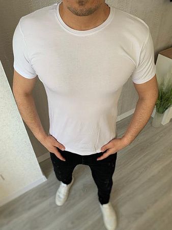 Футболка Nik 55945 white - делук