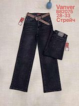 Джинсы Vanver B82075 black - делук