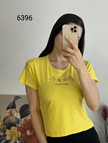 Футболка Fsn 6396 yellow - делук