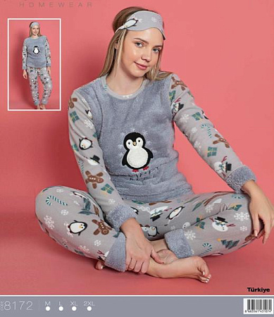 Пижама 4 Seasons 8172 grey - делук