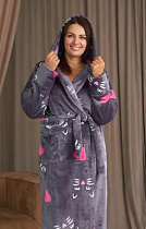 Халат Romeo Life RL831 grey - делук