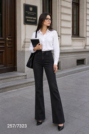 Джинсы Jeans Style 257-7323 black - делук