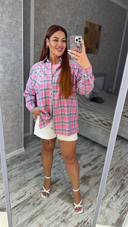 Рубашка Adam&Eva 266 pink - делук