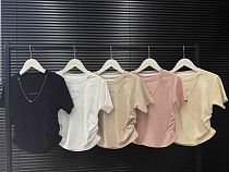 Футболка Yalisi 75012 beige - делук