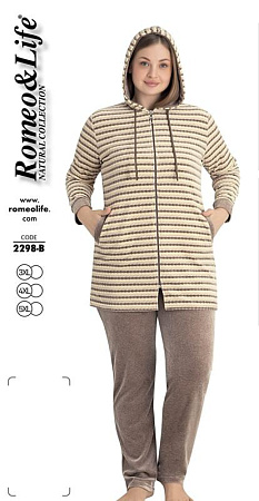 Костюм Cotpark 2298B brown - делук