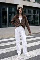 Рубашка Kosta 1107 brown - делук