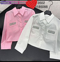 Рубашка Meloria 3502 pink - делук