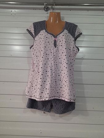 Пижама Akvarel A113 pink - делук