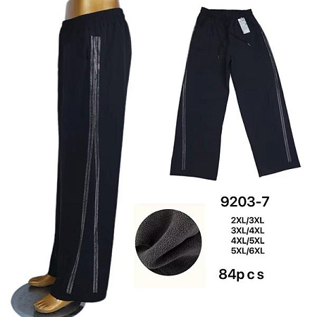 Штаны Спорт Kenalin 9203-7 black - делук