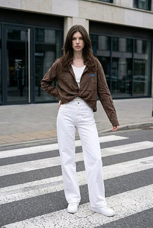 Рубашка Kosta 1107 brown - делук