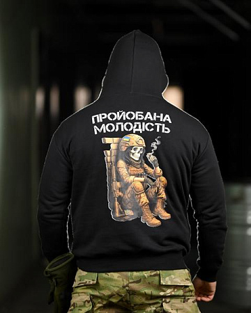 Худи Madoka 1313 black - делук