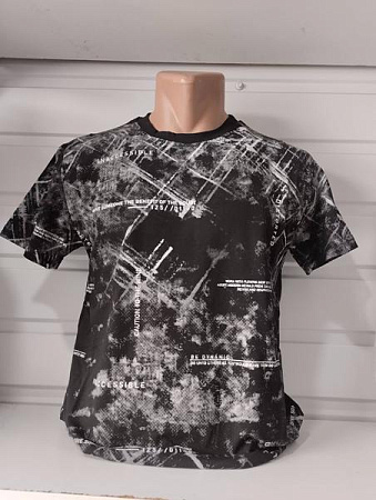 Футболка Panda 1707 black - делук