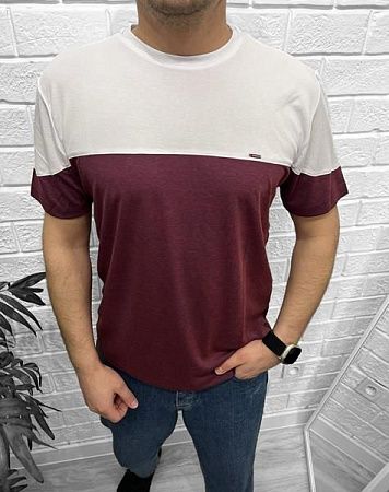 Футболка Nik 56307 wine - делук