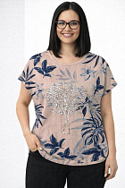 Футболка Elena&Vika 26025 beige - делук