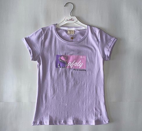 Футболка Baby Boom BB126 lilac - делук