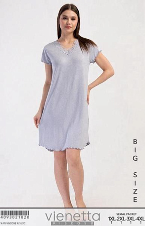 Ночнушка Trikotag T478 l.grey - делук