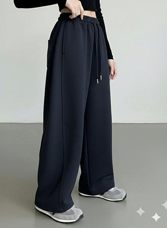 Штаны Спорт Limerense DD133 black - делук