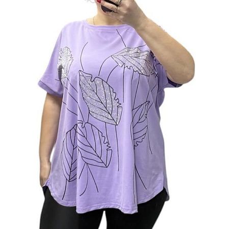 Футболка Elena&Vika 25009 lilac - делук