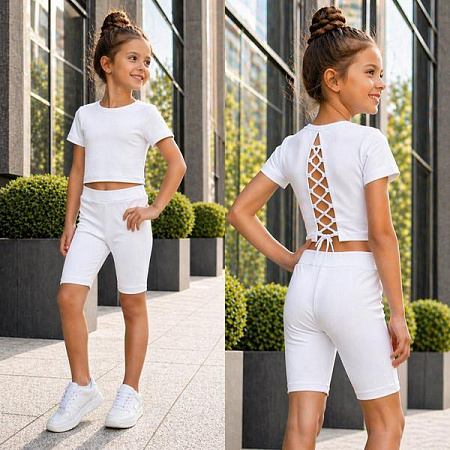 Костюм Karolina KR451 white - делук