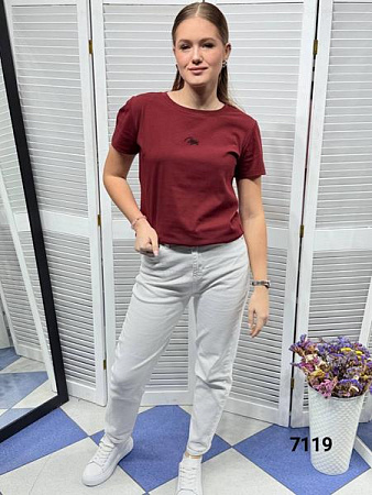 Футболка Mmc Clothes 7119 wine - делук