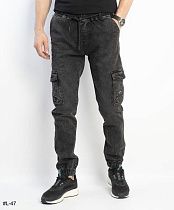 Джоггеры Basanjiu L47 grey - делук
