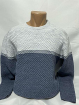 Свитер Sabihina SB1235 blue Свитер Sabihina SB1235 blue - делук