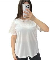 Футболка Elena&Vika 25052 white - делук