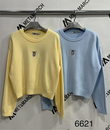 Свитер Met&March 6621 yellow - делук