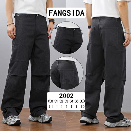 Джинсы Fangsida 2002 black - делук