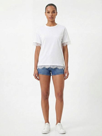 Футболка Nefertiti NF242 white - делук
