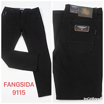 Джинсы Fangsida 9115 black - делук
