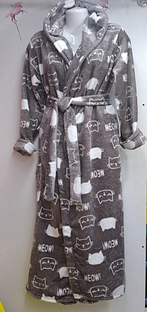 Халат Romeo Life RL657 grey - делук