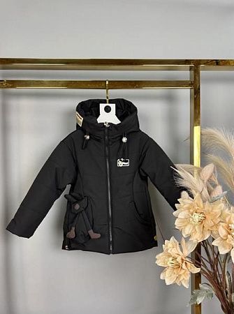 Куртка Delfinka 1120 black - делук