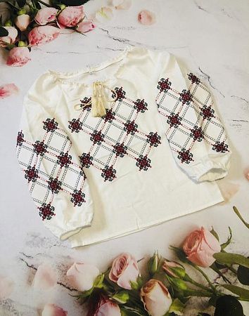Вышиванка Moda School M63 milk - делук
