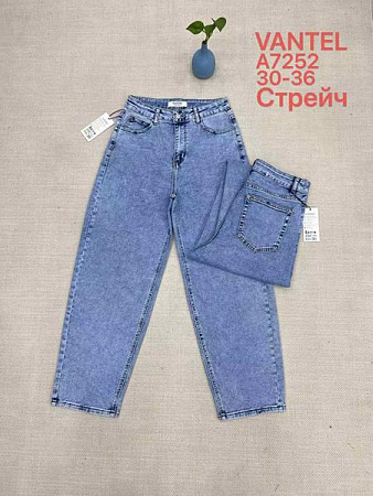 Джинсы Vanver A7252 l.blue - делук