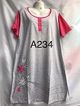 Ночнушка Xyen A234 grey - делук