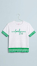 Футболка Dino D1492 l.grey-green - делук