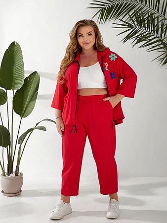 Костюм Спорт Bat 359 red - делук
